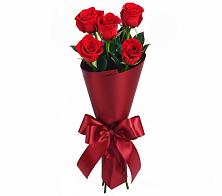 Букет 5 Красных роз Эдлесс Лав в Фокино Брянской области
