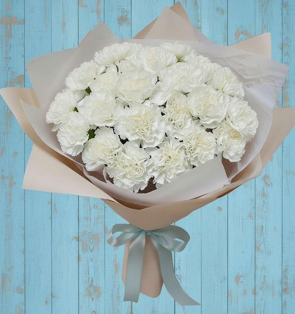 Букет цветов из: Гвоздики в Фокино Брянской области