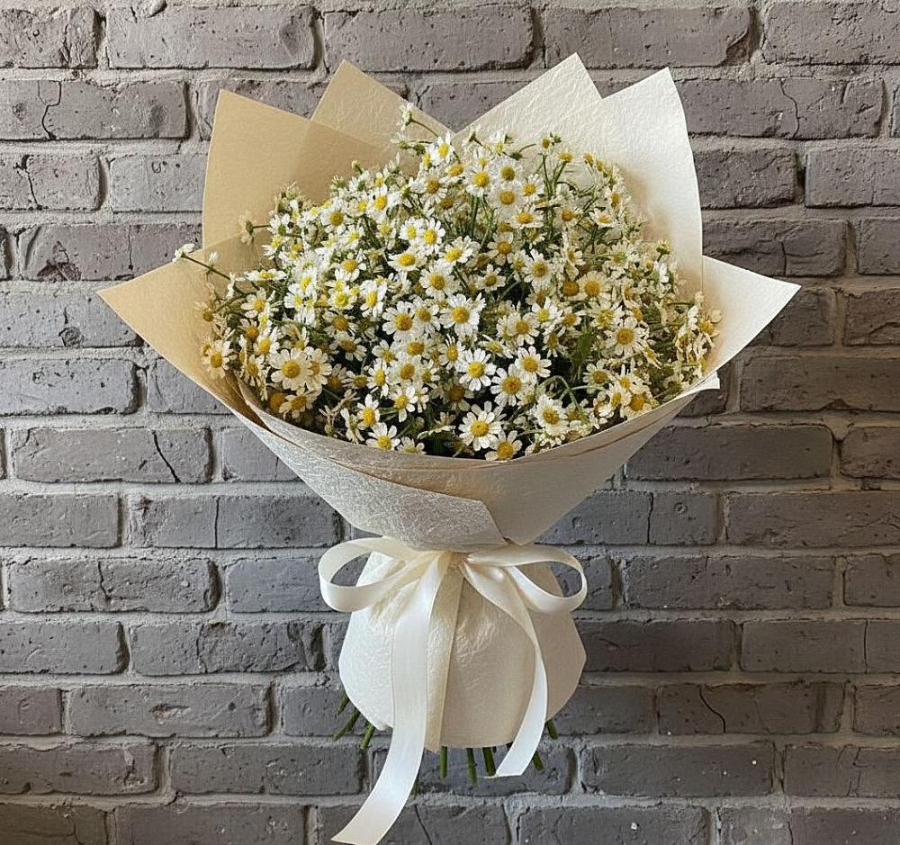 Букет цветов из: Ромашки в Фокино Брянской области