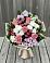 Букет цветов из: Альстромерии, Гвоздики, Розы и Хризантемы в Фокино Брянской области