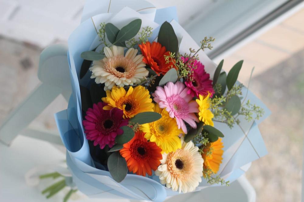 Букет цветов из: Герберы в Фокино Брянской области