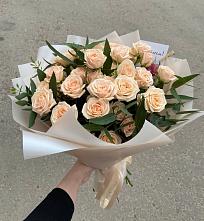 Букет Кремовые розы Латте #REPLACE_PRED# Фокино Брянской области