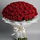 Букет 101 Красная роза Блэк Мэджик в Фокино Брянской области