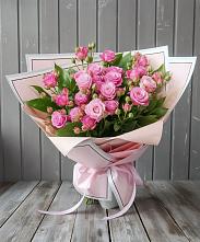 Букет Розовый кустик в Фокино Брянской области