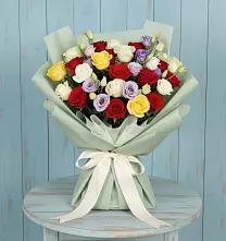 Букет цветов из:  Розы в Фокино Брянской области