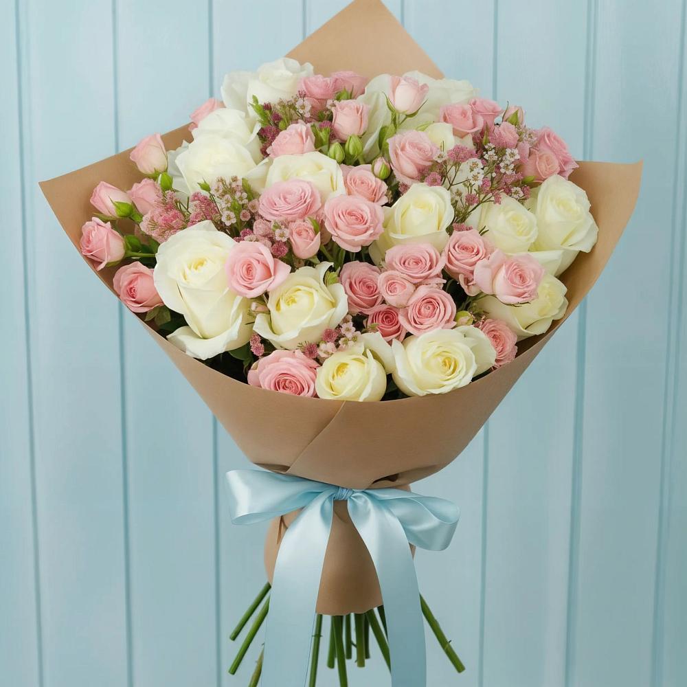 Букет цветов из: Розы в Фокино Брянской области