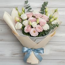 Букет цветов из:  Лизиантусы #REPLACE_PRED# Фокино Брянской области