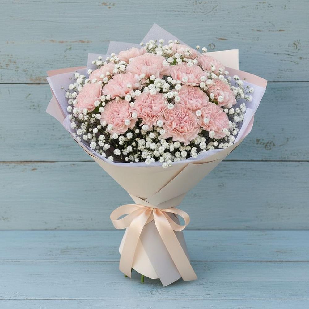 Букет цветов из: Гвоздики в Фокино Брянской области