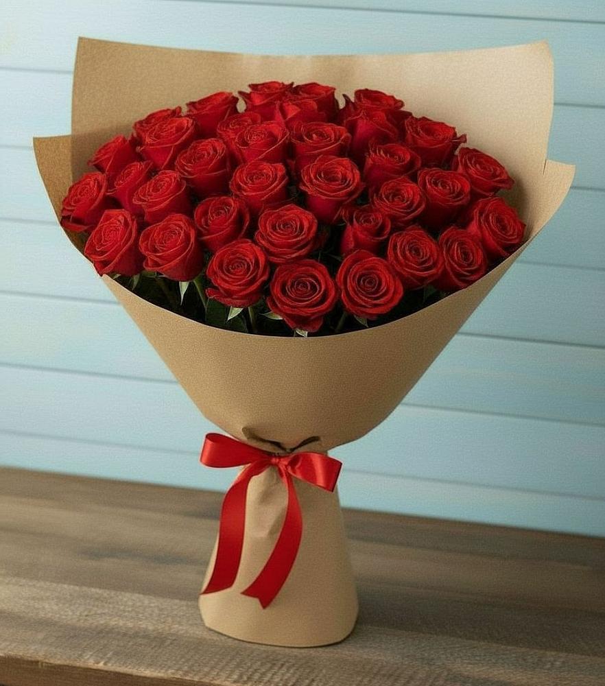 Букет Красные розы Милано в Фокино Брянской области