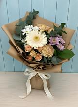 Букет цветов из:  Герберы и Хризантемы в Фокино Брянской области