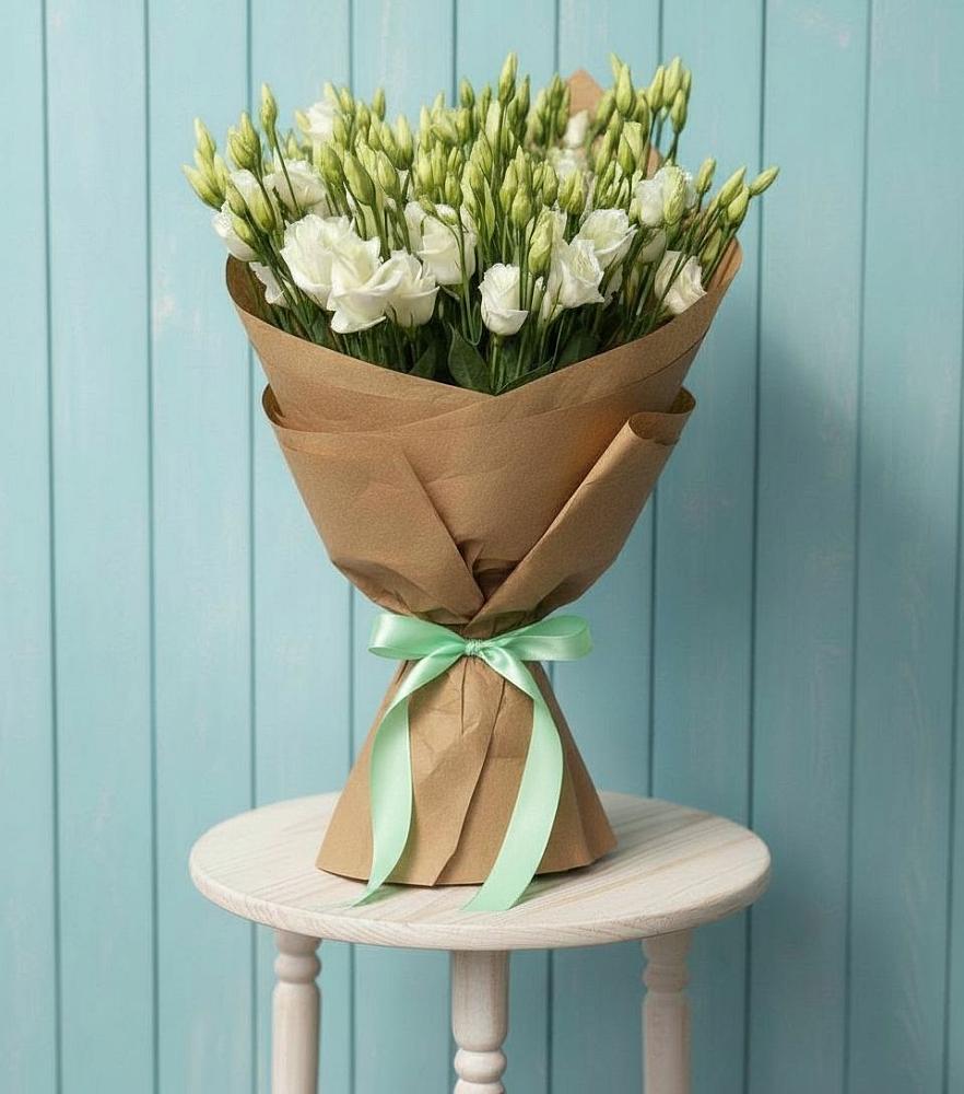 Букет цветов из: Лизиантусы в Фокино Брянской области