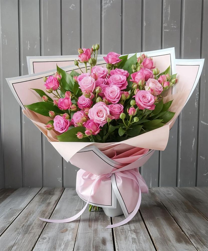 Букет Розовый кустик в Фокино Брянской области