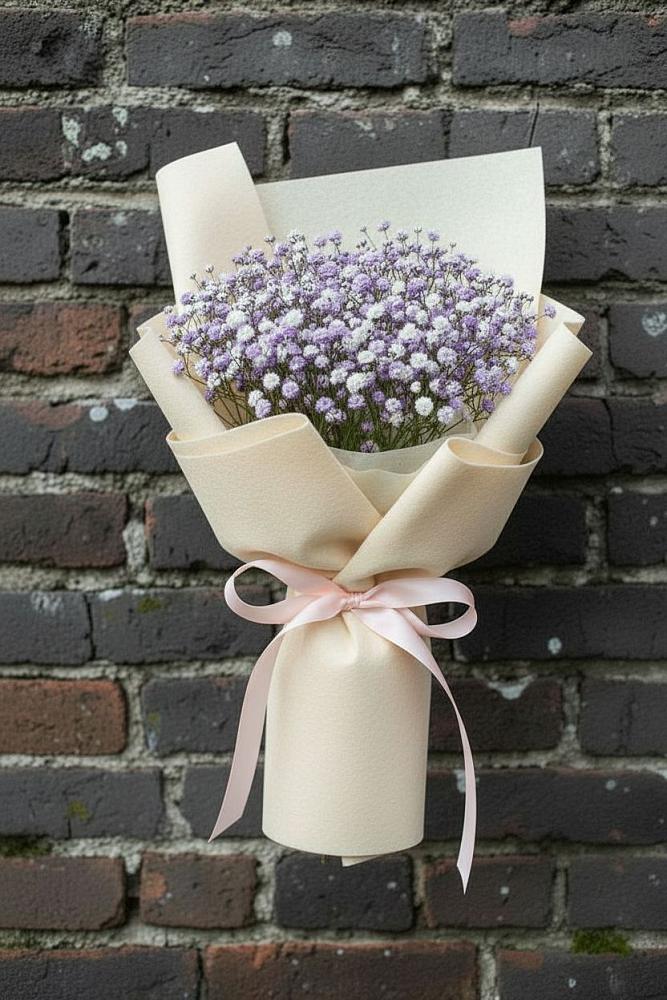 Букет цветов из: Гипсофила в Фокино Брянской области