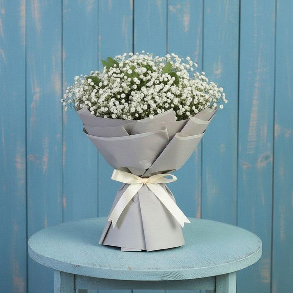 Букет цветов из: Гипсофила в Фокино Брянской области