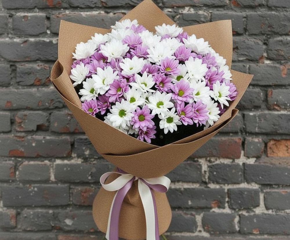 Букет цветов из: Хризантемы в Фокино Брянской области
