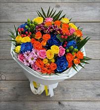 Букет цветов из:  Розы и Хризантемы в Фокино Брянской области