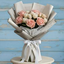 Букет цветов из:  Розы #REPLACE_PRED# Фокино Брянской области