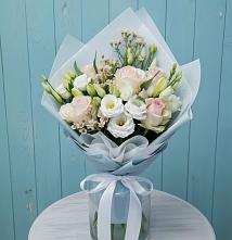 Букет цветов из:  Розы и Лизиантусы #REPLACE_PRED# Фокино Брянской области