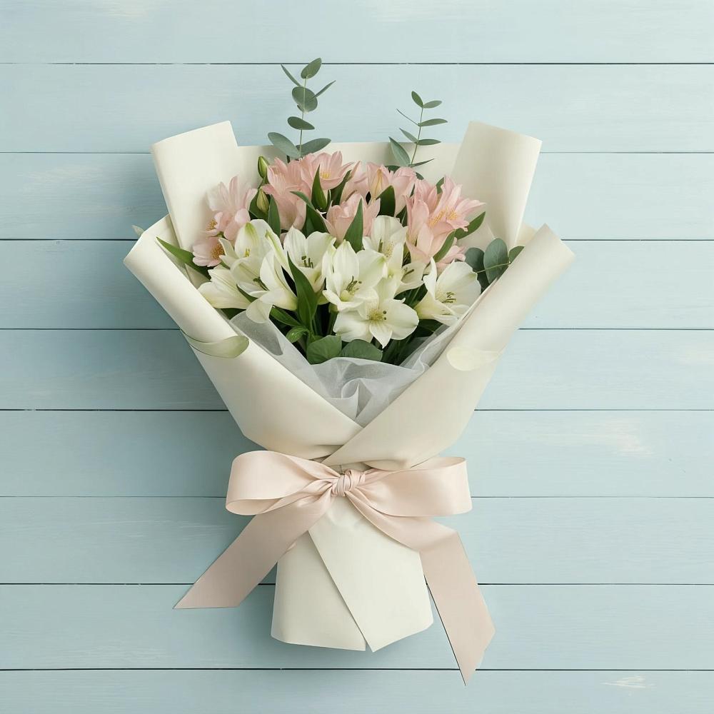 Букет цветов из: Альстромерии в Фокино Брянской области