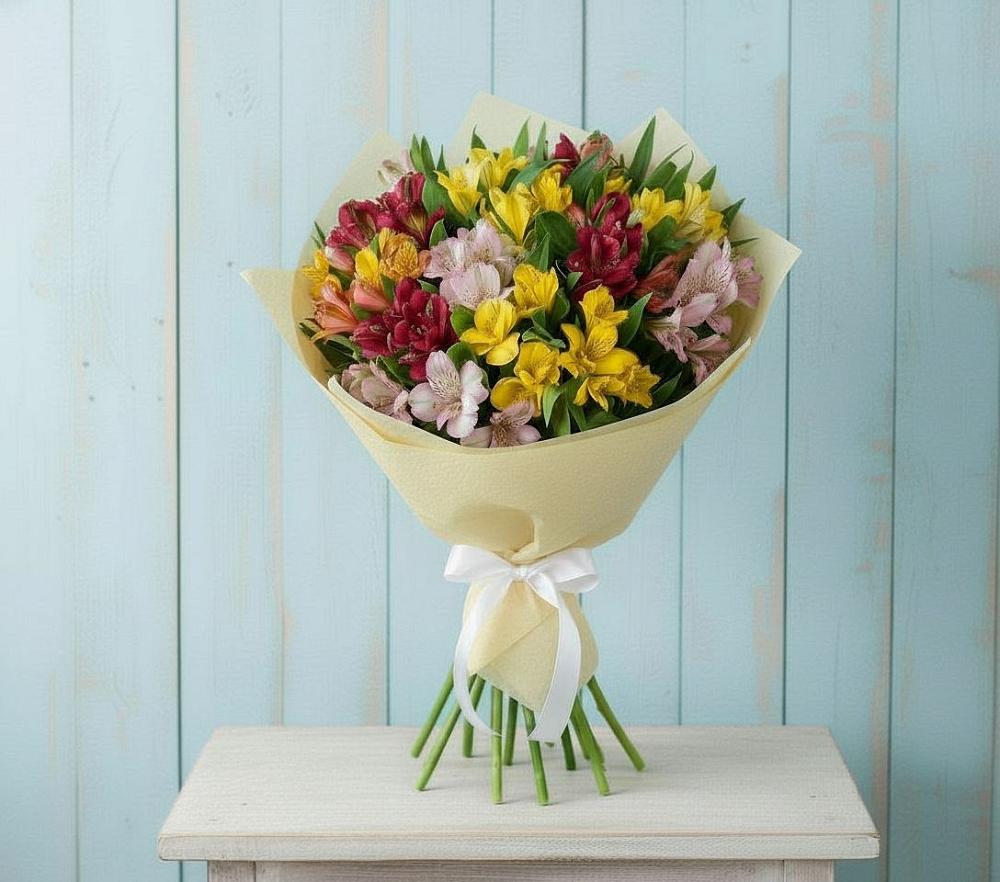 Букет цветов из: Альстромерии в Фокино Брянской области